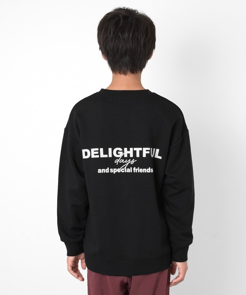 GLAZOS（グラソス）の「裏毛・前後ロゴプリントトレーナー（スウェット・キッズ・ベージュ/ブラック/グレー・140cm/150cm/160cm/170cm）」の17枚目の写真