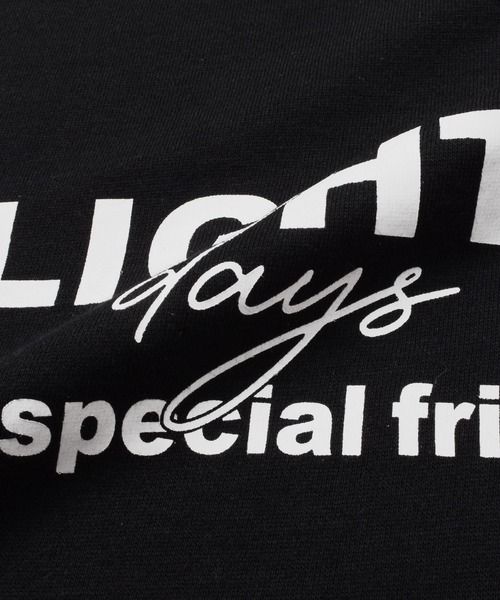 GLAZOS（グラソス）の「裏毛・前後ロゴプリントトレーナー（スウェット・キッズ・ベージュ/ブラック/グレー・140cm/150cm/160cm/170cm）」の10枚目の写真