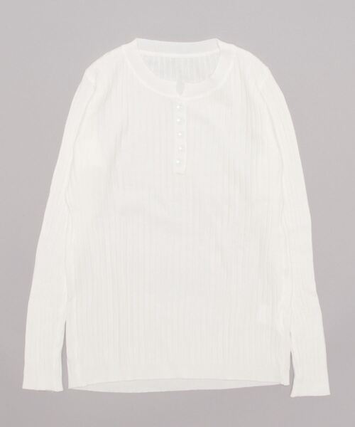 Burner（バーナー）の「【OKUOKU　0909】ヘンリーネック リブニット　oku-tops-627661632478-16（ニット/セーター・レディース・C/D/E/A/B・FREE）」の11枚目の写真