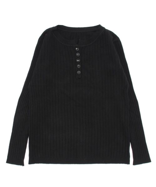 Burner（バーナー）の「【OKUOKU　0909】ヘンリーネック リブニット　oku-tops-627661632478-16（ニット/セーター・レディース・C/D/E/A/B・FREE）」の12枚目の写真