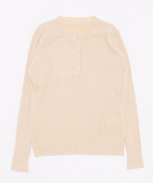 Burner（バーナー）の「【OKUOKU　0909】ヘンリーネック リブニット　oku-tops-627661632478-16（ニット/セーター・レディース・C/D/E/A/B・FREE）」の13枚目の写真