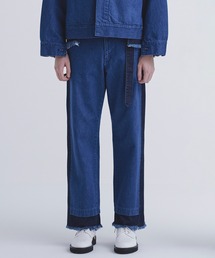 CULLNI | 23-SS-003 / Side Line Wide Denim(デニムパンツ)