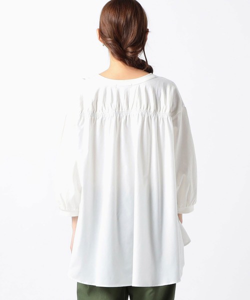 Grand PARK（グランドパーク）の「ドッキングプルオーバー（Tシャツ/カットソー・レディース・ホワイト/ライトグレー/ブラック・FREE）」の8枚目の写真