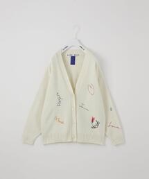 ＜CITEN＞エンブロイダリー レタード カーディガン