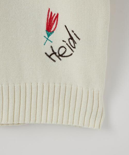 CITEN（シテン）の「＜CITEN＞エンブロイダリー レタード カーディガン（カーディガン/ボレロ・レディース・オフホワイト・FREE）」の5枚目の写真