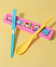PEANUTS（ピーナッツ）の「(SK)抗菌 音の鳴らない コンビセット(箸+スプーン+箸箱)（お弁当箱）」