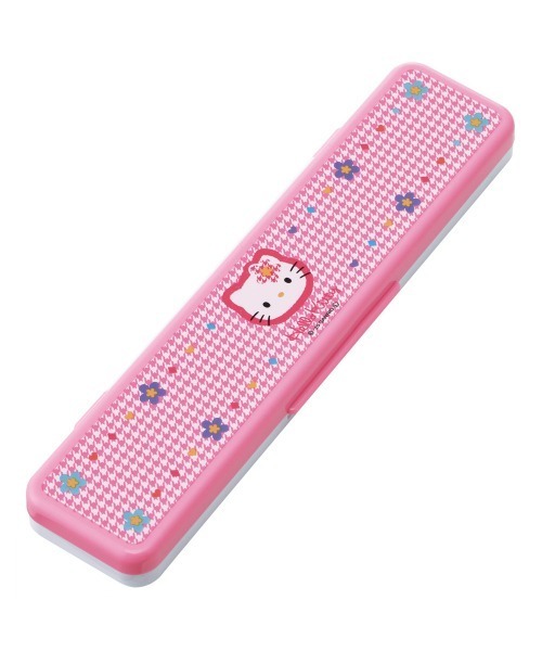 BAYBLO（ベイブロ）の「(SK)抗菌 音の鳴らない コンビセット(箸+スプーン+箸箱)（お弁当箱・キッズ・ライトピンク/ライトブルー/クリーム/ライトパープル/ターコイズブルー/ピンク系/ホワイト×ピンク/ライラック系・ONE SIZE）」の16枚目の写真