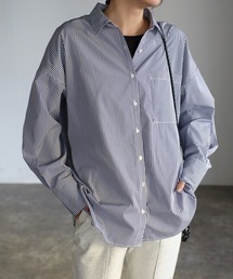 ap retro | ストライプビックシャツ オーバーシャツ(シャツ/ブラウス)