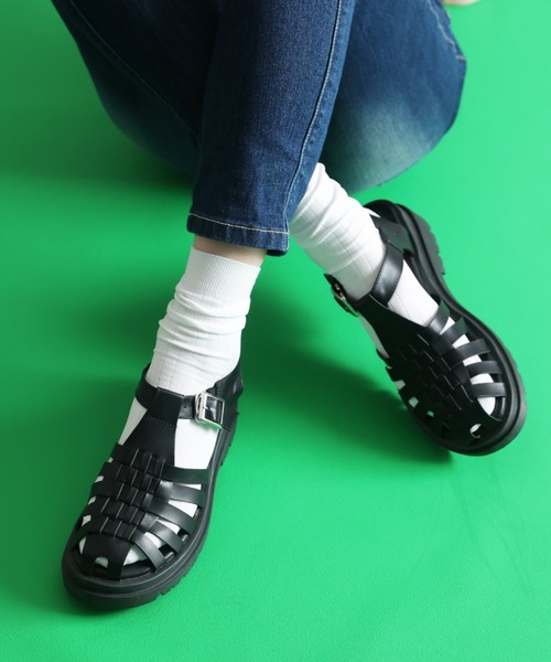 VIVIAN(ヴィヴィアン)の「厚底編み込みグルカサンダル(サンダル・レディース・アイボリー/シルバー/ブラック・S/M/L/LL)」の15枚目の写真