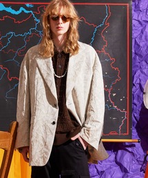 MAISON SPECIAL | 《ユニセックスアイテム》ワッシャージャガードプライムオーバーテーラードジャケット【MAISON SPECIAL/メゾンスペシャル】■セットアップ対応■(テーラードジャケット)