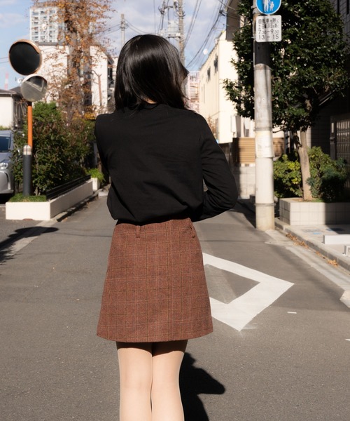 tolene(トレネ)の「シンプル無地ロングスリーブカットソー(Tシャツ/カットソー・レディース・ブラック/ホワイト・FREE)」の9枚目の写真