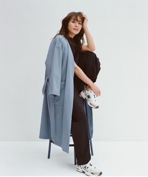 emmi atelier - 極美品【emmi atelier】リネン混サマーニット ショート丈　れもんカラー emmi atelier】ノースリーブメッシュニット（ニット/セーター