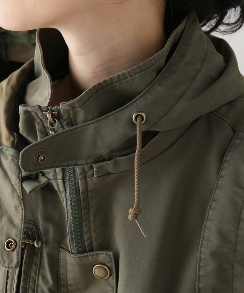 Spick & Span(スピックアンドスパン)の「【ROYAL NAVY/ロイヤルネイビー】 ミリタリーJK(ブルゾン・レディース・カーキ/イエロー・FREE)」の17枚目の写真