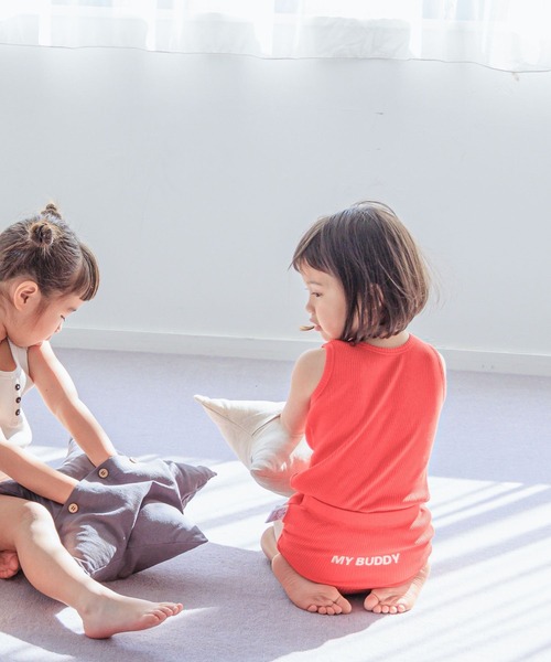 LOWRYS FARM（ローリーズファーム）の「リブボタンタンクトップ　186786（インナーウェア/肌着・キッズ・ブラック/レッド/イエロー/アイボリー・110cm/120cm/130cm）」の4枚目の写真