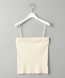 BEAUTY&YOUTH UNITED ARROWS | コットンシルクブレンド リブ ビスチェ -2WAY/ウォッシャブル-(キャミソール)