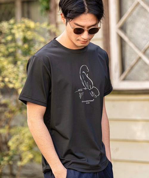 CALL&RESPONSE(コールアンドレスポンス)の「mt8225-プリント半袖TEE-インコ(Tシャツ/カットソー・メンズ・ブラック/ホワイト・1/5/4/2)」の1枚目の写真
