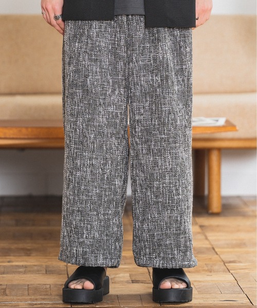CASPER JOHN（キャスパージョン）の「Tweed balloon pants/ツイードバルーンパンツ（その他パンツ・メンズ・グレイッシュベージュ/ブラック/ナチュラル・SMALL/MEDIUM/LARGE）」の10枚目の写真