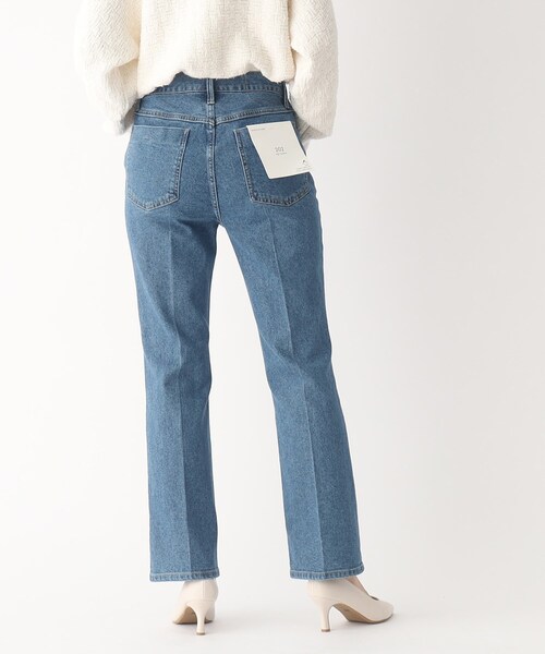 OPAQUE.CLIP(オペークドットクリップ)の「◆オーガニックコットン混デニム 202フレアパンツ(デニムパンツ・レディース・ブルー/ダークネイビー/グレー系その他・36/38/40/34/42)」の13枚目の写真