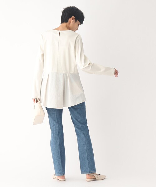 OPAQUE.CLIP(オペークドットクリップ)の「◆オーガニックコットン混デニム 202フレアパンツ(デニムパンツ・レディース・ブルー/ダークネイビー/グレー系その他・36/38/40/34/42)」の17枚目の写真