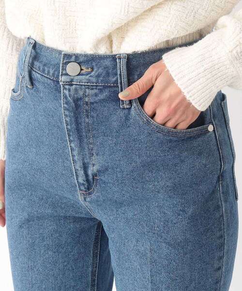 OPAQUE.CLIP(オペークドットクリップ)の「◆オーガニックコットン混デニム 202フレアパンツ(デニムパンツ・レディース・ブルー/ダークネイビー/グレー系その他・36/38/40/34/42)」の15枚目の写真