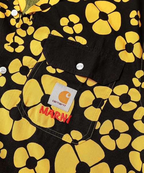 MARNI（マルニ）の「MARNI X CARHARTT WIP 半袖シャツ MEN（その他トップス・メンズ・イエロー/グリーン・SMALL/MEDIUM）」の5枚目の写真