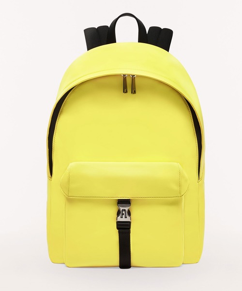 FURLA（フルラ）の「MAN COSMO M BACKPACK（バックパック/リュック・メンズ・レモンイエロー・ONE SIZE）」の6枚目の写真