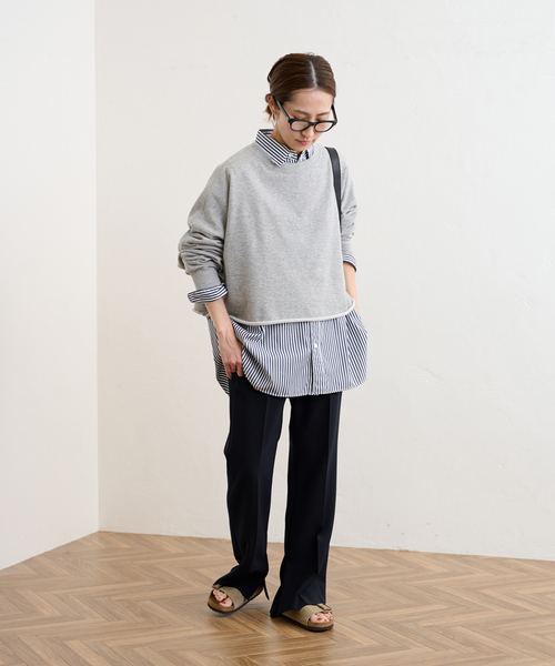 FRAMeWORK(フレームワーク)の「ストライプシャツ(シャツ/ブラウス・レディース・ネイビー/ブルー系その他・FREE)」の13枚目の写真