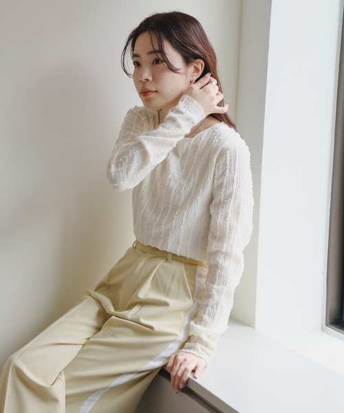 Kastane（カスタネ）の「シャギープルオーバー（Tシャツ