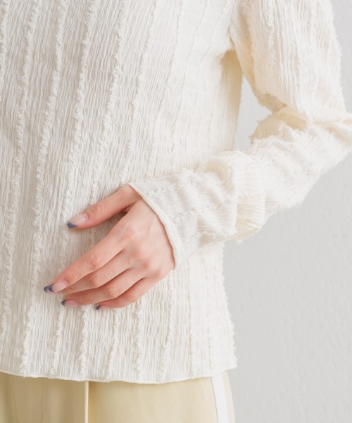 Kastane（カスタネ）の「シャギープルオーバー（Tシャツ/カットソー・レディース・ブラック/ブルー/アイボリー・FREE）」の17枚目の写真