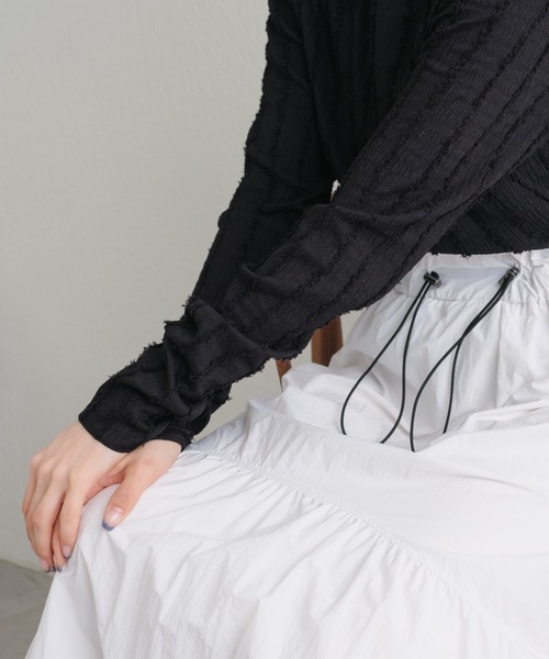 Kastane（カスタネ）の「シャギープルオーバー（Tシャツ/カットソー・レディース・ブラック/ブルー/アイボリー・FREE）」の14枚目の写真