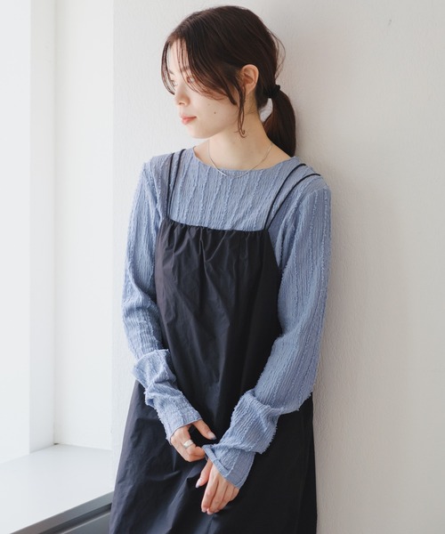 Kastane（カスタネ）の「シャギープルオーバー（Tシャツ/カットソー・レディース・ブラック/ブルー/アイボリー・FREE）」の18枚目の写真