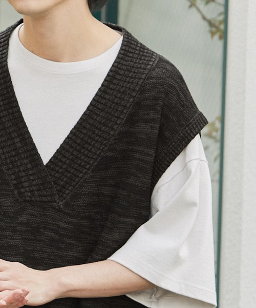 DIANTÉ モノグラムルーズベスト Monogram loose vest | DIANTÉ (ディアンテ)公式通販サイト