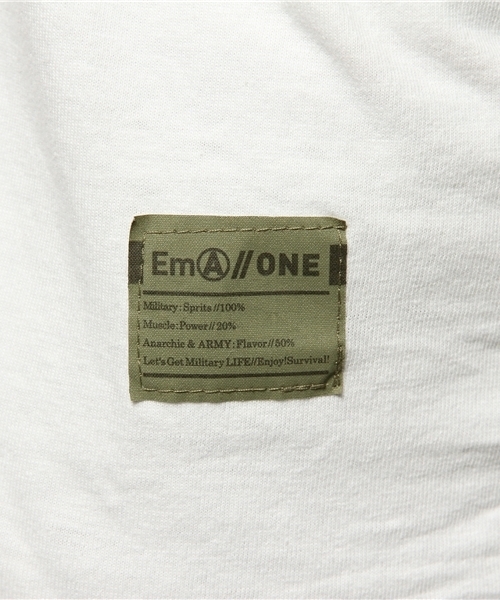 WHO'S WHO gallery（フーズフーギャラリー）の「【Em@//ONE】PHIROSOPHY（Tシャツ/カットソー・メンズ・ホワイト/ベージュ/チャコールグレー/グレー・FREE）」の13枚目の写真