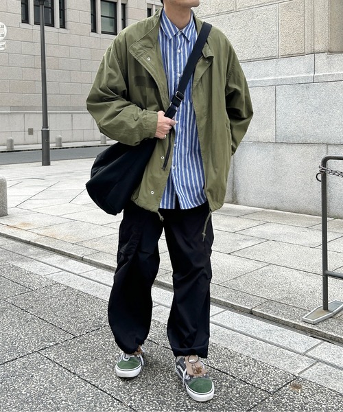 CPCM（シーピーシーエム）の「綿タッチブロードシャツ（シャツ/ブラウス・メンズ・オフホワイト/ブルー/ブルー系その他・MEDIUM/LARGE）」の10枚目の写真