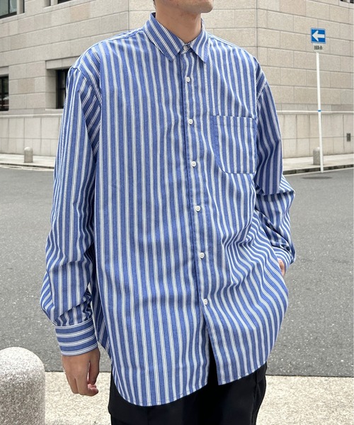 CPCM（シーピーシーエム）の「綿タッチブロードシャツ（シャツ/ブラウス・メンズ・オフホワイト/ブルー/ブルー系その他・MEDIUM/LARGE）」の16枚目の写真