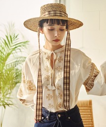 ear PAPILLONNER | 【SUM1 STYLE（スミ スタイル）】リボン付きハット(ハット)