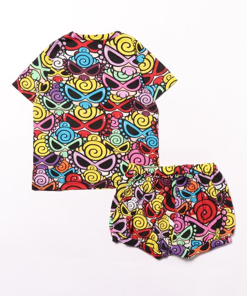 HYSTERIC MINI(ヒステリックミニ)の「HYSTERIC POWER総柄 Tシャツ ブルマ セット(その他トップス・キッズ・マルチ・90cm)」の2枚目の写真