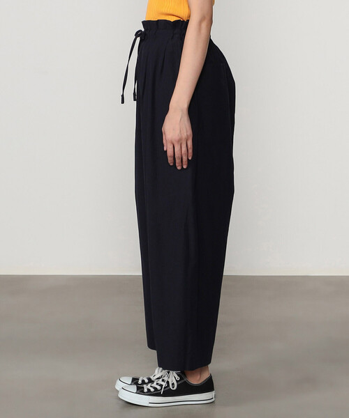 UNFIL（アンフィル）の「unfil | シャンブレー ワイドパンツ WOMEN（その他パンツ・レディース・ネイビー/ベージュ・0）」の9枚目の写真