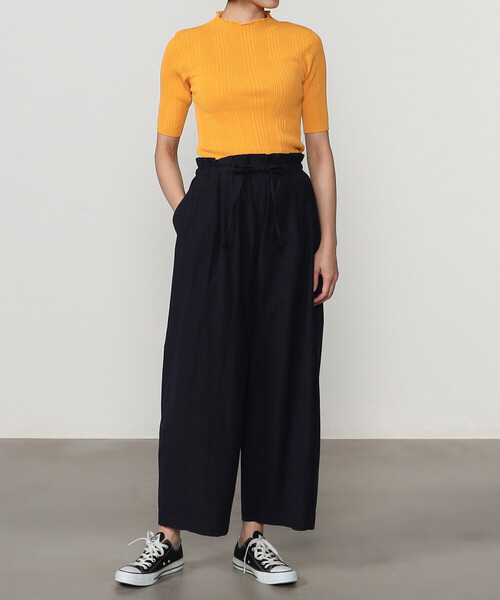 unfil 定価4万⭐︎ シャンブレー ワイドパンツ WOMEN アンフィル UNFIL（アンフィル）の「unfil | シャンブレー ワイドパンツ
