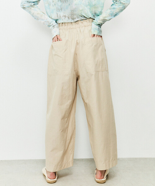 UNFIL（アンフィル）の「unfil | シャンブレー ワイドパンツ WOMEN（その他パンツ・レディース・ネイビー/ベージュ・0）」の14枚目の写真