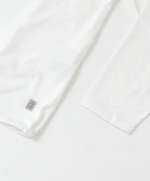 EKAL（エカル）の「エンブロイダリーワッペンロングスリーブTシャツ（Tシャツ/カットソー・メンズ・グレー/オフホワイト・MEDIUM/LARGE）」の14枚目の写真