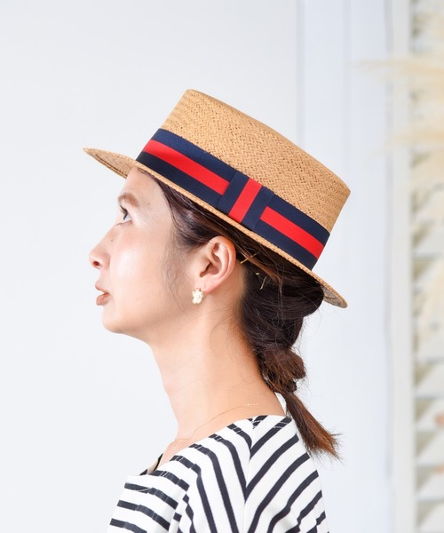 folka（フォルカ）の「麦わらカンカン帽【folka】（ハット・レディース・ブラック系1/ブラック系2/ベージュ系1/ベージュ系2/ベージュ系3/ベージュ系4/ベージュ系5/ベージュ系6/ベージュ系7/ベージュ系8/J/B/D/H/C/I/F/A/G/E・ONE SIZE）」の16枚目の写真