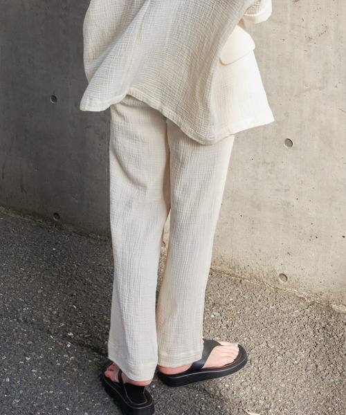 Auntie Rosa Holiday（アンティローザホリデー）の「ダブルガーゼイージーパンツ / サイズ展開あり（その他パンツ・レディース・アイボリー/ブラック/オレンジ/ピンク/グリーン・SMALL/MEDIUM）」の21枚目の写真