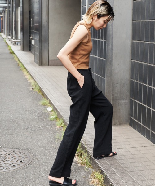 Auntie Rosa Holiday（アンティローザホリデー）の「ダブルガーゼイージーパンツ / サイズ展開あり（その他パンツ・レディース・アイボリー/ブラック/オレンジ/ピンク/グリーン・SMALL/MEDIUM）」の16枚目の写真