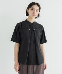 UNITED TOKYO | フロントオーバーラップトブラウス-ウォッシャブル-(シャツ/ブラウス)