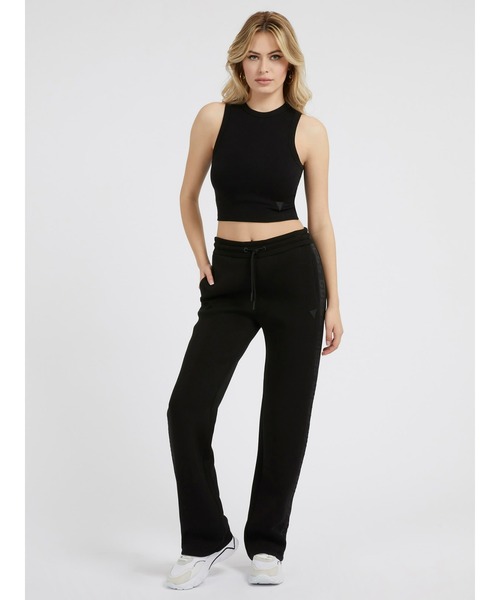 Guess（ゲス）の「Brenda Scuba Straight Leg Pants スウェットパンツ レディース（スウェットパンツ・レディース・ピンク/ブラック・MEDIUM/LARGE/SMALL/X-SMALL）」の5枚目の写真