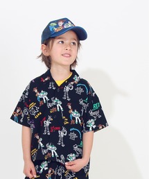 Disney（ディズニー）の「ディズニー 総柄シャツ 8090K (ボトム別売)（シャツ/ブラウス・キッズ）」