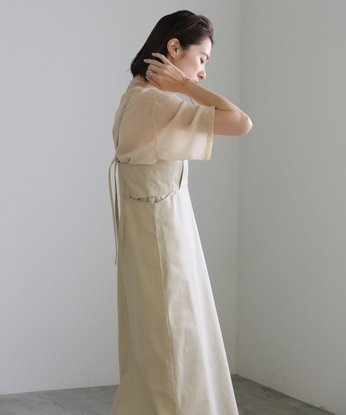 【SPORTMAX】カットアウト プリーツ マキシワンピース【送関込】 サイドカットアウトキャミソールワンピース（ワンピース