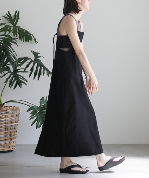 【SPORTMAX】カットアウト プリーツ マキシワンピース【送関込】 サイドカットアウトキャミソールワンピース(ワンピース