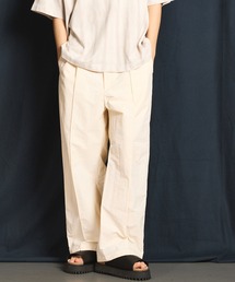 MAISON SPECIAL | 《UNISEX》Washed Nylon Side Line Prime-Wide Easy Pants/ワッシャーナイロンサイドラインプライムワイドイージーパンツ【MAISON SPECIAL/メゾンスペシャル】■セットアップ対応■(その他パンツ)
